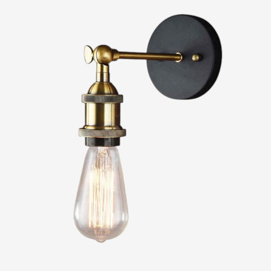 Aurivelle lampa ścienna – lampa LED ze złotego metalu do użytku wewnętrznego