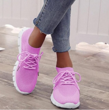 Aerielle sneakers med mesh-overdel og stødabsorberende sål