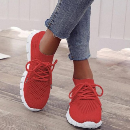 Aerielle sneakers med mesh-overdel og stødabsorberende sål
