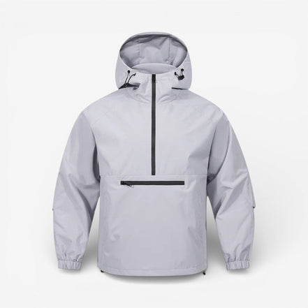 Neravio hooded jacket med halv lynlås