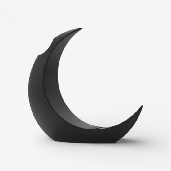 Lunera blomstervase i plastik – måneformet vase til bord eller hylde