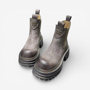 Solmera ankle boots med rund tå