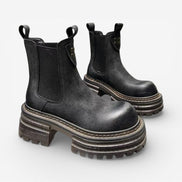 Solmera ankle boots med rund tå