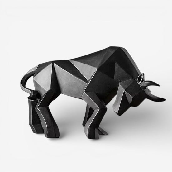 Bovira dekorativ kofigur i harpiks – statue til bord eller hylde