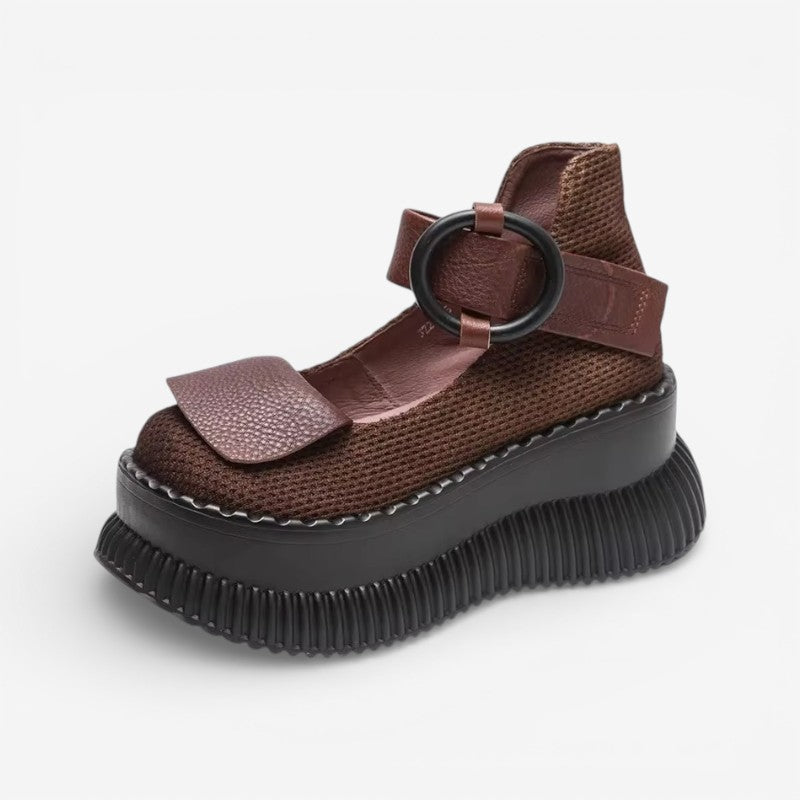 Velmira buckle strap heels