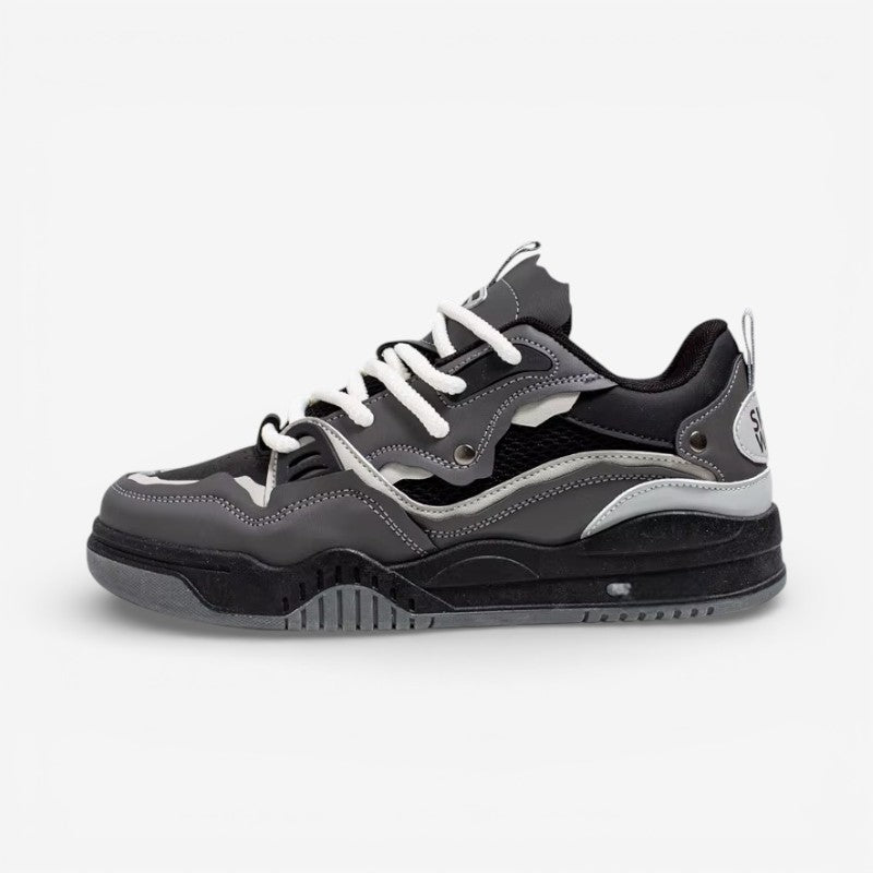 Neravo round toe sneakers med snørelukning