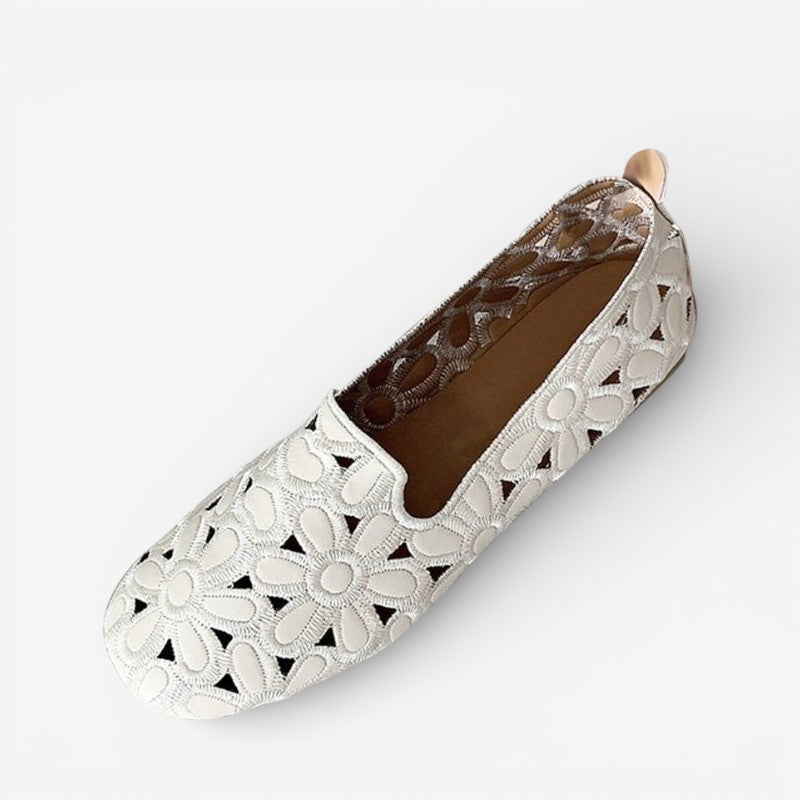 Florayne round toe slip-on loafers