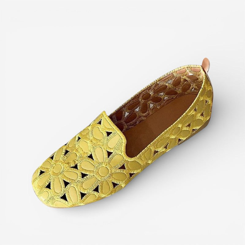 Florayne round toe slip-on loafers