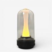 Solvira genopladelig LED bordlampe i ABS – bordlampe med batteridrift