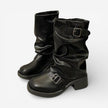 Bravelle mid calf boots med spænderem