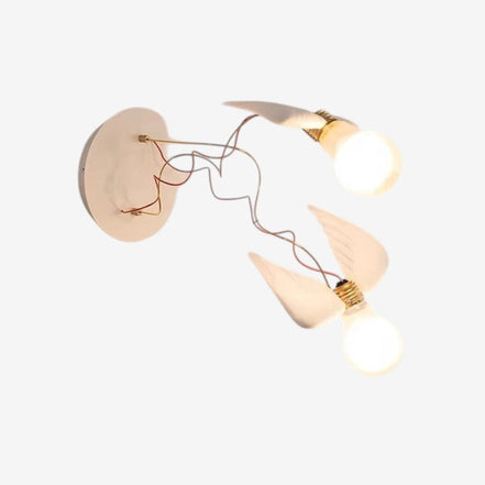 Valmera LED væglampe i kobber – vægmonteret lampe med vingedesign