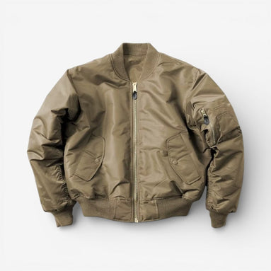 Virello zip jacket med ribkanter