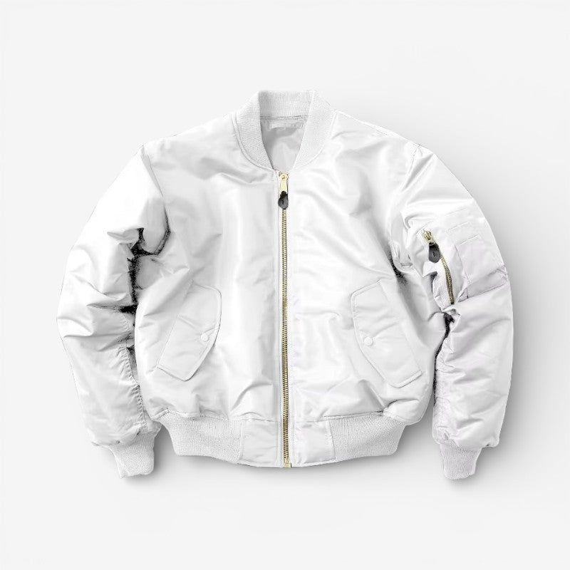 Virello zip jacket med ribkanter