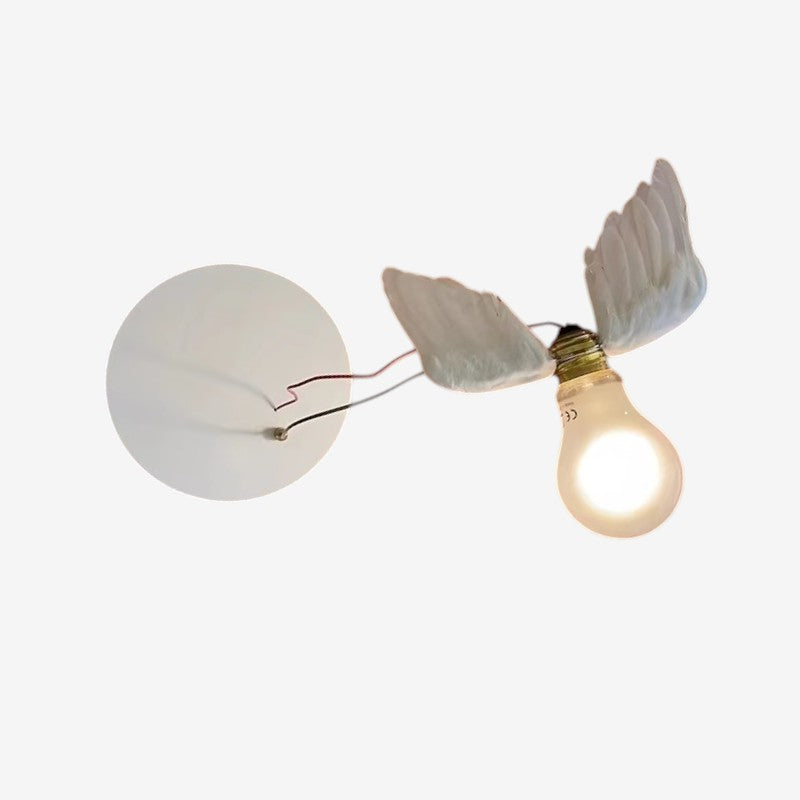 Valmera LED væglampe i kobber – vægmonteret lampe med vingedesign