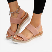 Chunkira sandaler dame – remsandaler med chunky sål og åben tå